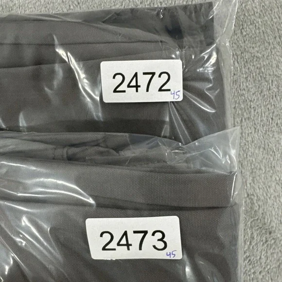 NWT Blue Mountain Pants Mens 38x30 Canvas Relaxed Workwear Dad Gray 5 Pocket - Picture 16 of 16